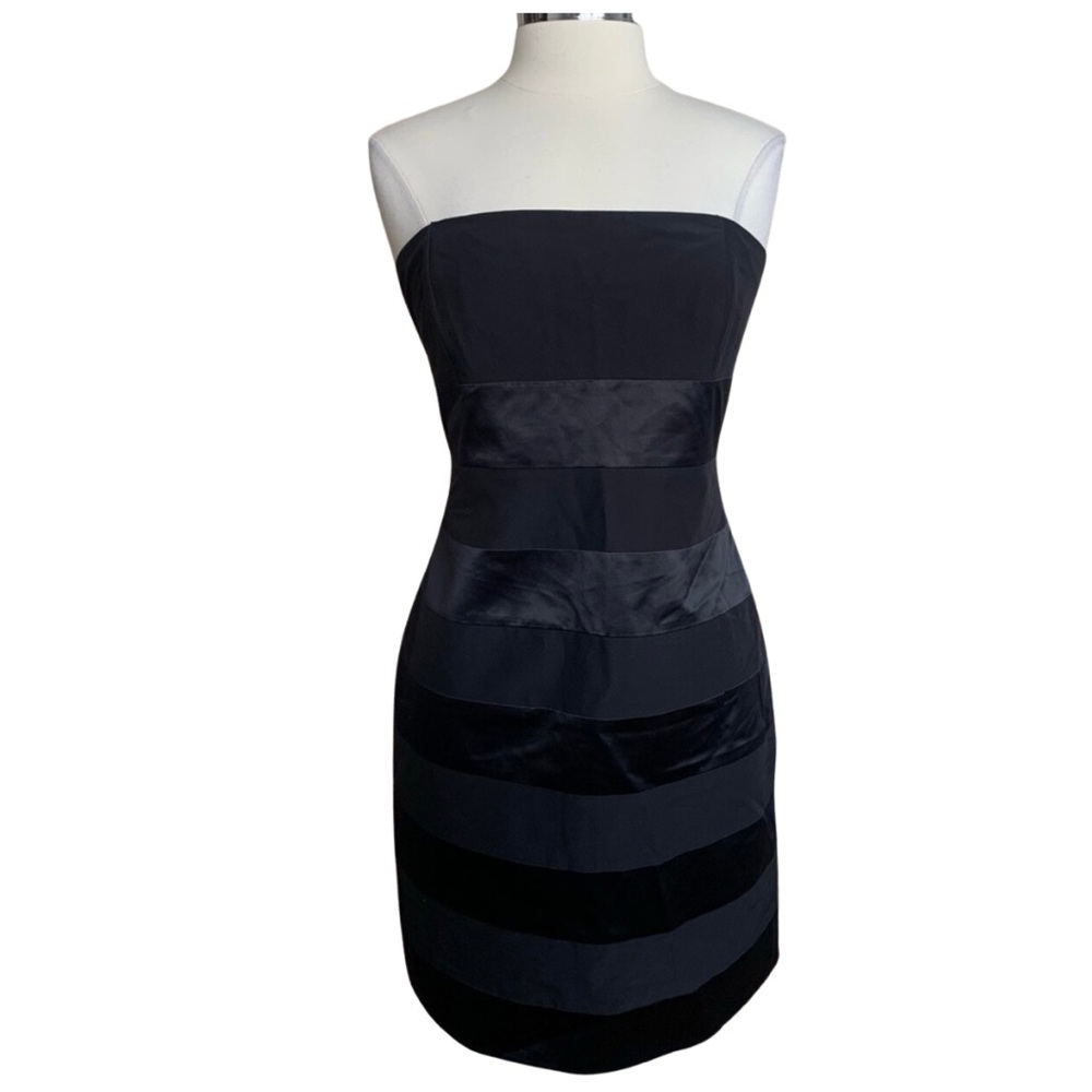 LAUNDRY BY DESIGN Dress Black Strapless NWT Size 12 Cocktail Formal